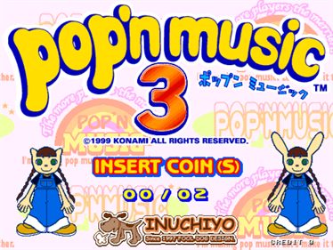 Pop'n Music 3 - Screenshot - Game Title Image