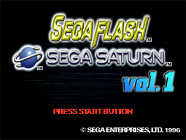 Sega Flash Vol. 1 - Fanart - Box - Front Image