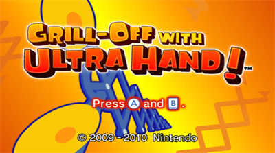 Grill-Off with Ultra Hand! - Screenshot - Game Title Image