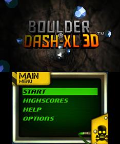 Boulder Dash-XL 3D - Screenshot - Game Title Image