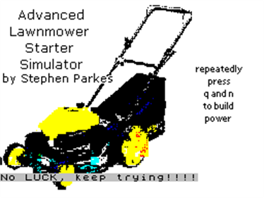 Advanced Lawnmower Simulator - Screenshot - Game Title Image