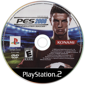 PES 2008: Pro Evolution Soccer - Disc Image