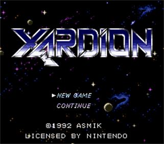 Xardion - Screenshot - Game Title Image
