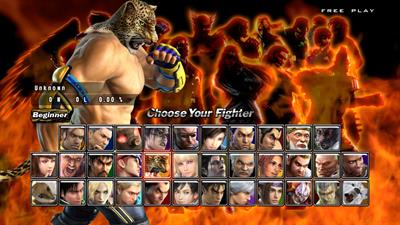 Tekken 5: Dark Resurrection - Screenshot - Game Select Image