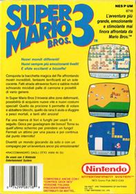 Super Mario Bros. 3 - Box - Back Image