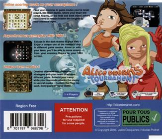 Alice Dreams Tournament - Box - Back Image
