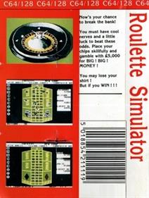 Roulette Simulator - Box - Back Image