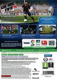 FIFA 14 - Box - Back Image