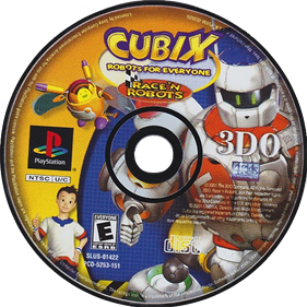 Cubix: Robots for Everyone: Race 'n Robots - Disc Image