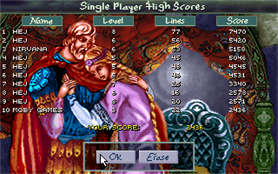 Tetris Classic - Screenshot - High Scores Image