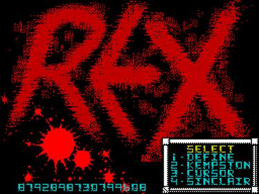 Rex - Screenshot - Game Select Image