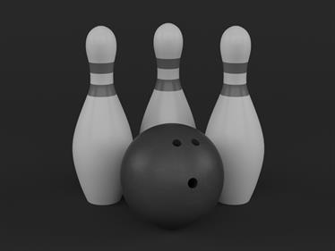 3-D Bowling! - Fanart - Background Image
