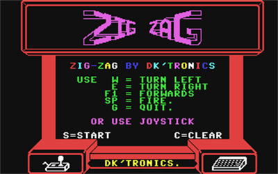 Zig-Zag (dk'tronics) - Screenshot - Game Title Image