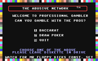 Professional Gambler - Screenshot - Game Title Image
