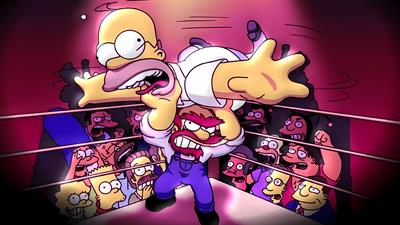 The Simpsons Wrestling - Fanart - Background Image