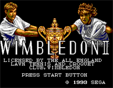 Wimbledon II - Screenshot - Game Title Image