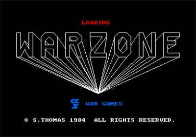 War Zone  - Screenshot - Game Title Image