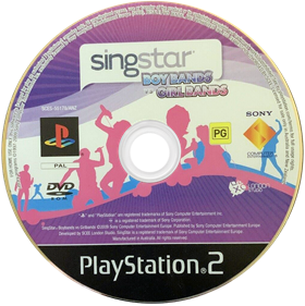 SingStar: Boy Bands vs Girl Bands - Disc Image