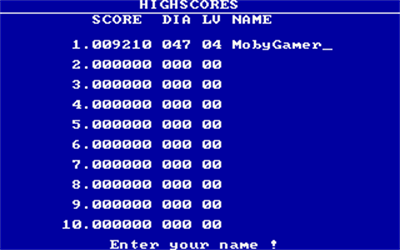 Diamond Ball III - Screenshot - High Scores Image