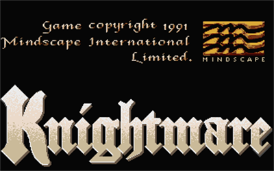 Knightmare (Mindscape) - Screenshot - Game Title Image