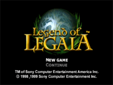 Legend of Legaia - Screenshot - Game Title Image