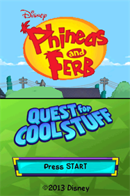 Phineas and Ferb: Quest for Cool Stuff - Screenshot - Game Title Image