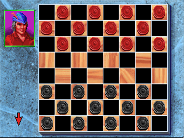 Crazy Nick's Software Picks: King Graham's Board Game Challenge: Checkers & Backgammon - Screenshot - Gameplay Image