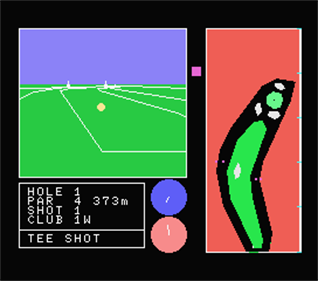 3-D Golf Simulation: High-Speed - Screenshot - Gameplay Image