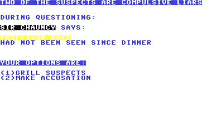 Sleuth - Screenshot - Gameplay Image