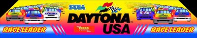 Daytona USA Turbo - Arcade - Marquee Image