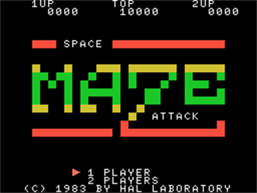Space Maze Attack - Screenshot - Game Title Image