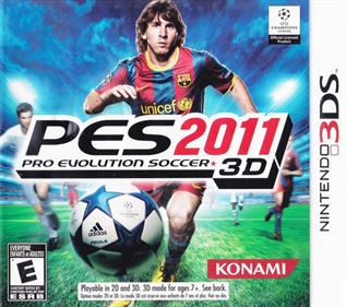 PES 2011: Pro Evolution Soccer 3D - Box - Front Image