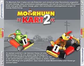 Moorhuhn Kart 2 - Fanart - Box - Back Image