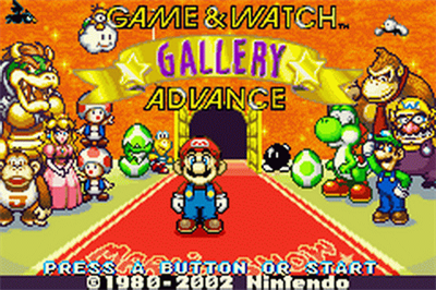 Game & Watch Gallery 4 - Screenshot - Game Title Image