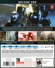 Titanfall 2 - Box - Back Image