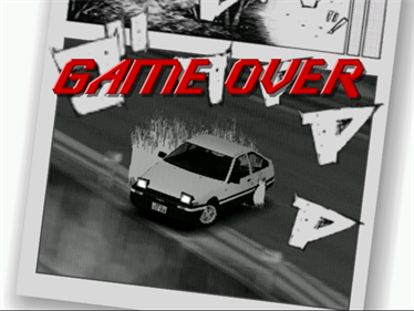 Initial D Arcade Stage - Screenshot - Game Over Image