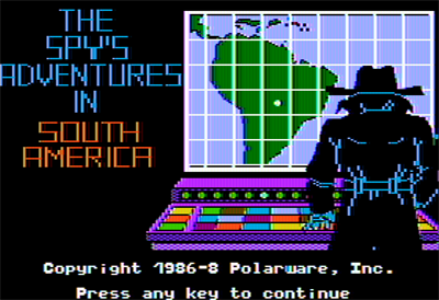 The Spy's Adventures in South America - Screenshot - Game Title Image