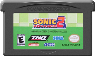 Sonic Advance 2 - Cart - Front Image