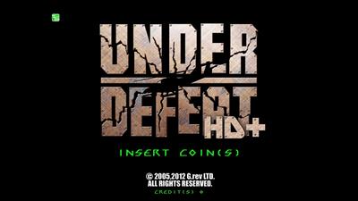 Under Defeat HD+ - Screenshot - Game Title Image