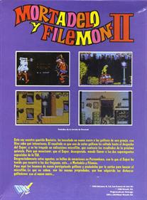 Mortadelo y Filemon II: Safari Callejero - Box - Back Image