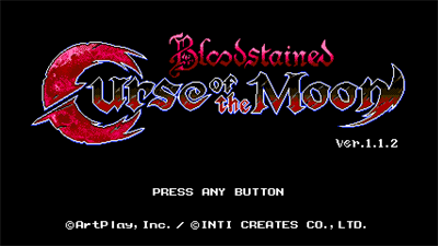 Bloodstained: Curse of the Moon - Screenshot - Game Title Image
