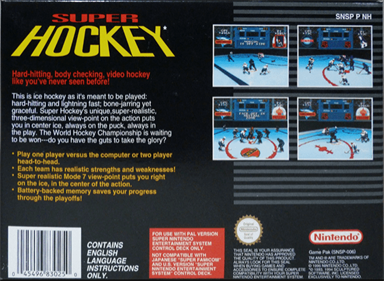 NHL Stanley Cup - Box - Back Image