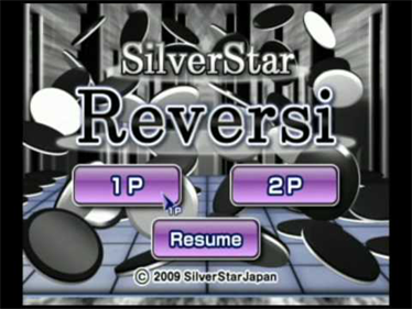 Silver Star Reversi - Screenshot - Game Title Image