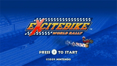 Excitebike: World Rally - Screenshot - Game Title Image