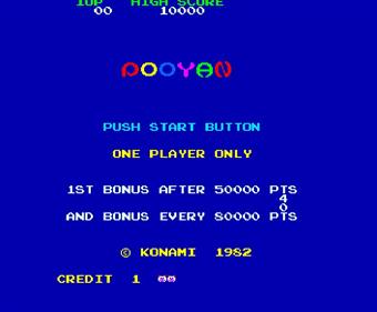 Pooyan (jotd666) - Screenshot - Game Title Image