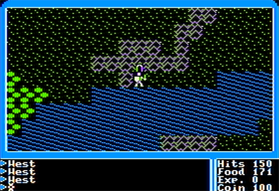 Ultima I - Screenshot - Gameplay Image