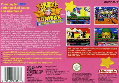 Kirby Super Star - Box - Back Image