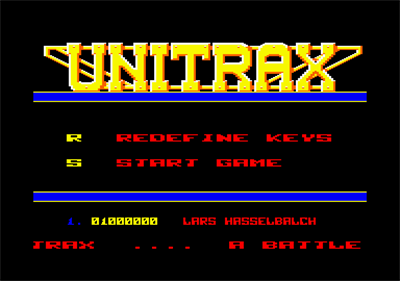 Unitrax - Screenshot - Game Select Image