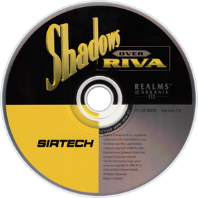 Realms of Arkania III: Shadows over Riva - Disc Image