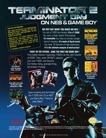 T2: Terminator 2: Judgment Day - Advertisement Flyer - Front Image